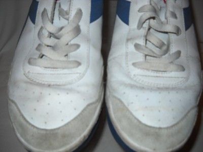 VINTAGE DIADORA LEATHER TENNIS SHOES US 12  