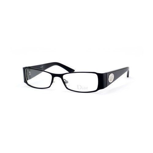 DIOR 3701 010G SEMI MATTE BLACK METAL EYEGLASSES  