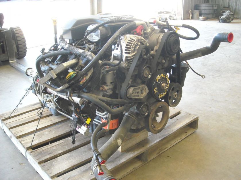 2004 5.7L COMPLETE DODGE ENGINE AND TRANS.  