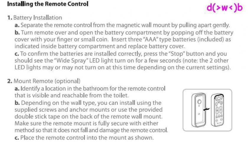   water washes water and seat temperature settings eco friendly instant