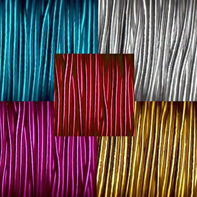 Metallic Elastic Stretch Cord for Bows   1.5mm / 5 yds  