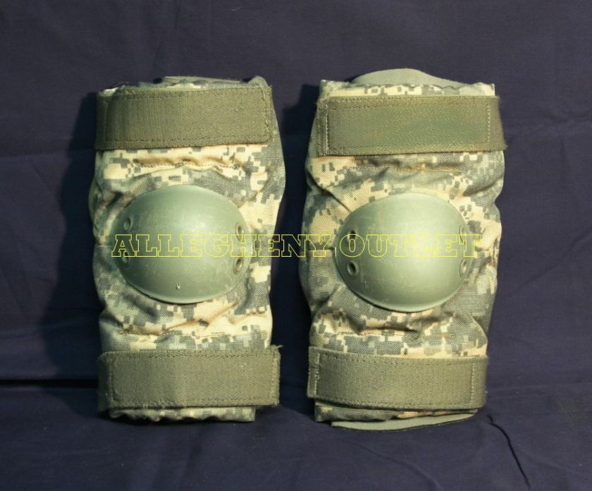 Elbow Pads Bijans ACU Digital Camo USGI US Army   L VG  