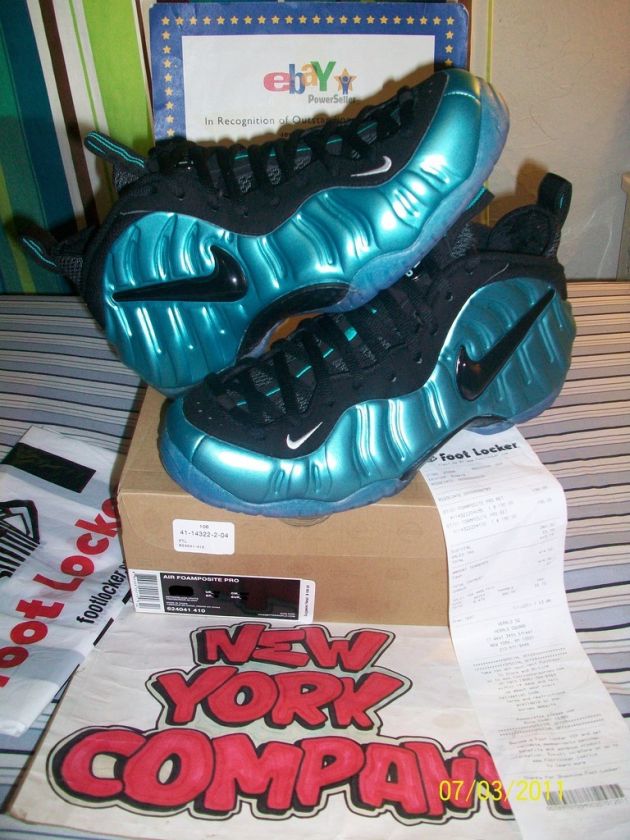 Nike Air Foamposite Pro Electric Blue retro pine yeezy  