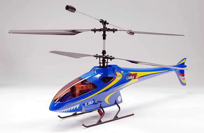 Esky 2.4G LAMA V4 RC Helicopter 4CH BLUE USA Seller  