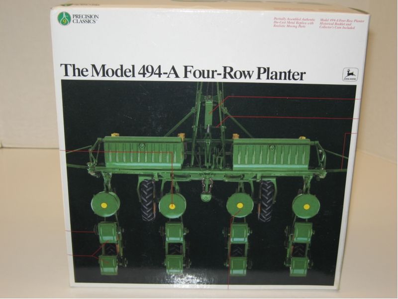 16 JOHN DEERE MODEL 494 A FOUR ROW PLANTER PRECISION #9 NIB  