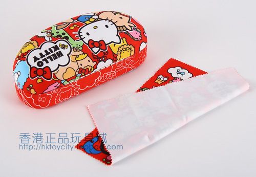   HELLO KITTY EYE GLASSES SUNGLASSES (L) SIZE CASE W CLOTH 5353 4  