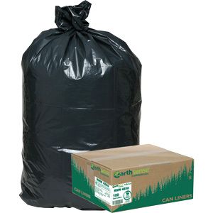 Earthsense Commercial Garbage Bags 40 45 Gal. 100 ct.  