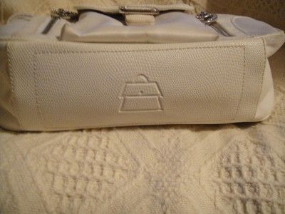 KATHY VAN ZEALAND WHITE HANDBAG PURSE  