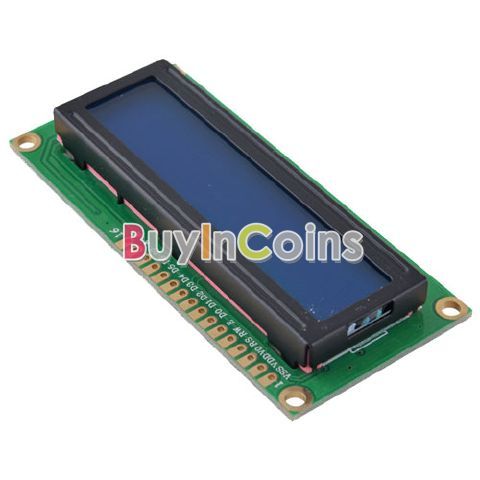 New Character LCD Module Display LCM 1602 16X2 HD44780 Blue Blacklight 