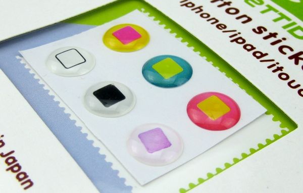 Square Logo Home Button Decal Stickers For iPhone 3G 3GS 4 4S iTouch 