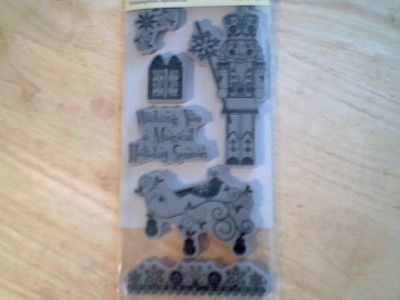 Recollections~Christmas Nutcracker Cling Stamps *NEW*  