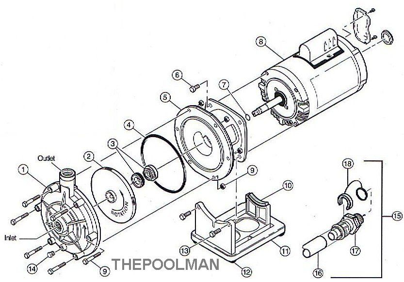 Polaris Cleaner PB4 60 Booster Pump Impeller Part# P15  