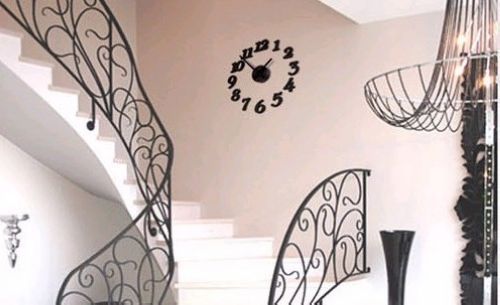 DIY Digital Wall Clock Modern Art Foam Home Decoration Clock  