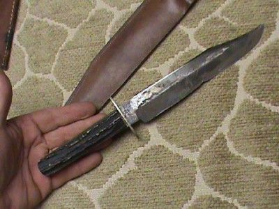 Early1900s John Newton & Co Sheffield England Bowie Style Hunting 