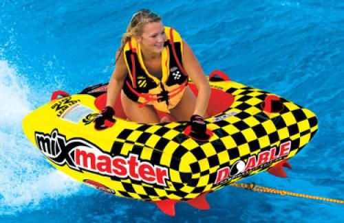 New MixMaster 1 Spinning Towable Doable Raft Ski Tube  