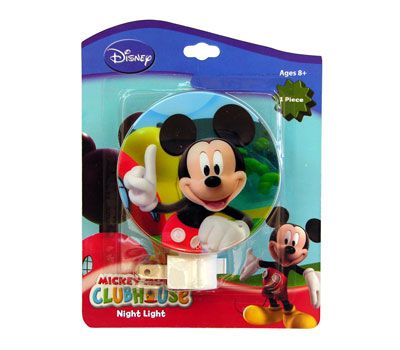 Disney Mickey Mouse Kids Room Deco Plug in Night Light  