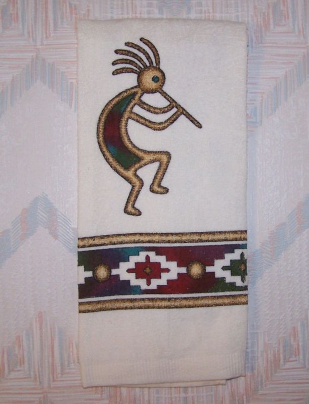 Kokopelli Kitchen Terry Towel Kay Dee Canyon Dance  