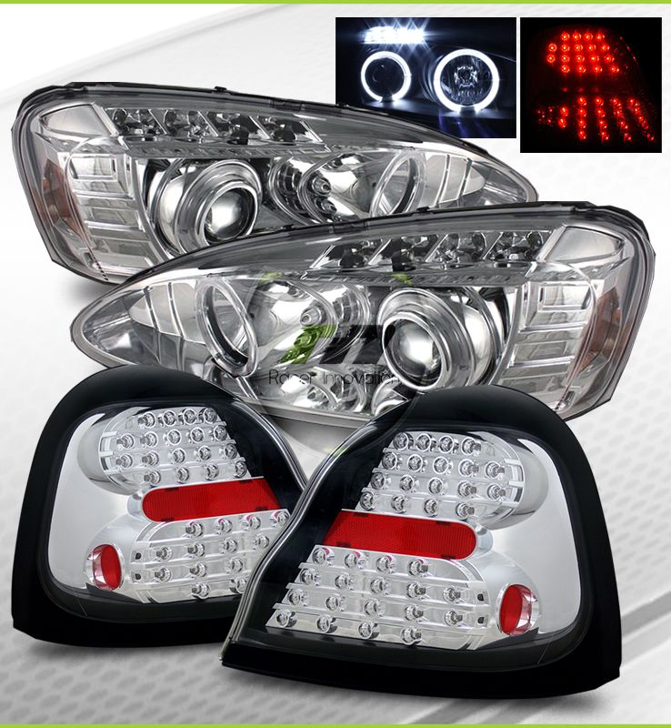 Grand Prix Chrome Projector Headlights/LED Tail Lights  