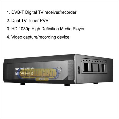 1080p Wireless HD Media Player Dual HDTV Tuner Recorder  