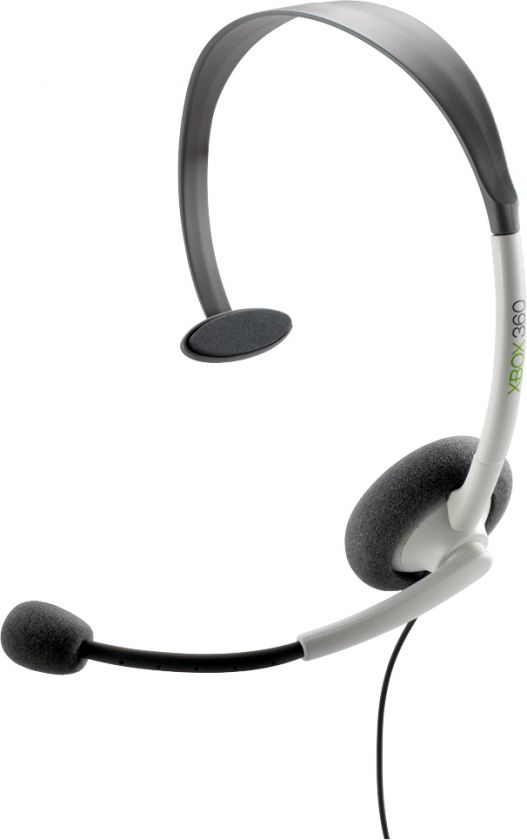 Original Genuine Microsoft White Wired Headset XBOX 360  