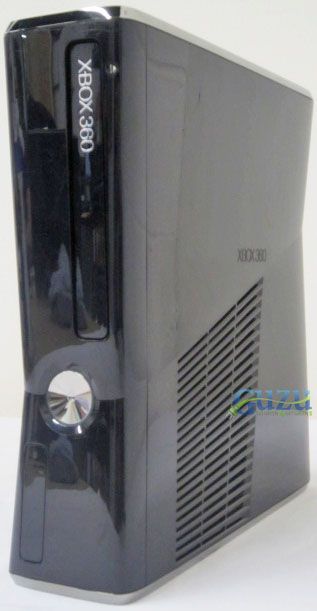 MICROSOFT XBOX 360 SLIM EDITION 4GB BLACK SYSTEM CONSOLE ONLY AS IS 