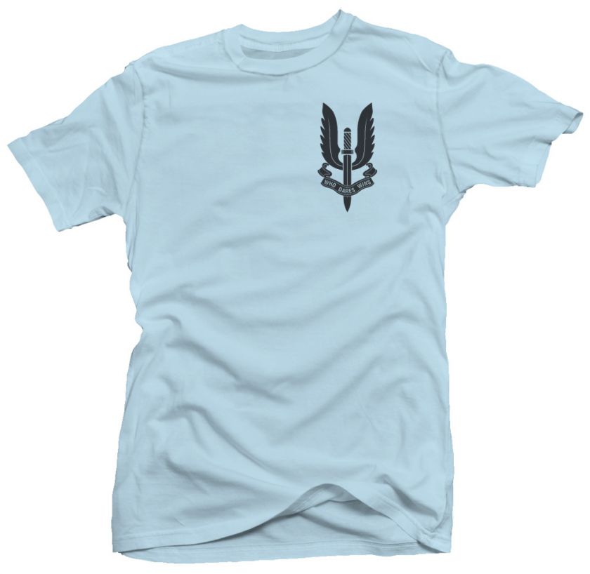 SAS Crest UK Special Air Service Ops Military T shirt  