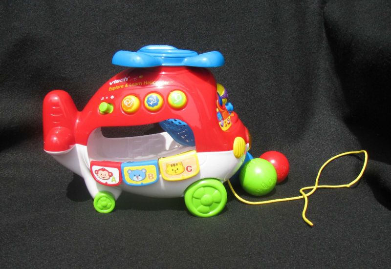 VTech Explore and Learn Musical Helicopter, Pull Toy  
