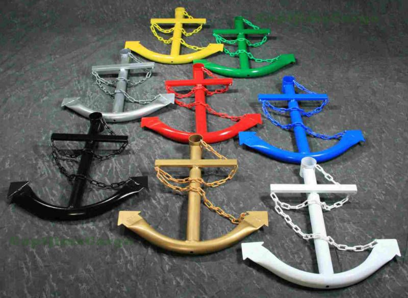 Metal Navy Ship Anchor Nautical Wall Art Yard Decor 2  