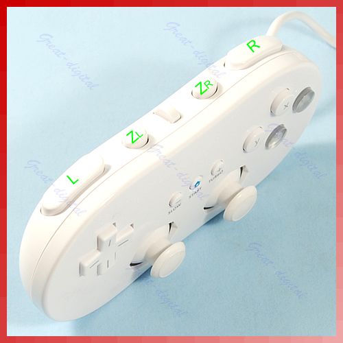 Classic Controller For Nintendo Wii Video Game Control  