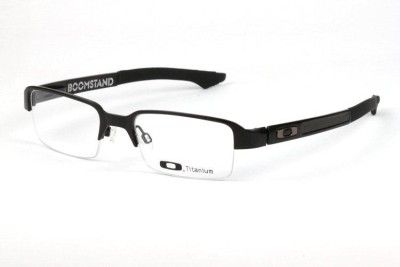 OAKLEY BOOMSTAND TITANIUM MATTE BLACK EYEGLASSES FREME  