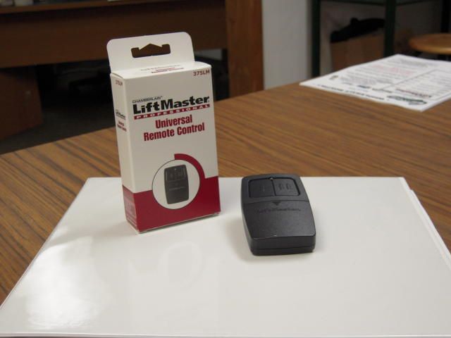 Liftmaster Garage door part #375 Universal remote  