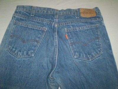 vtg Levis 581 orange tab faded jeans 33x26.5  