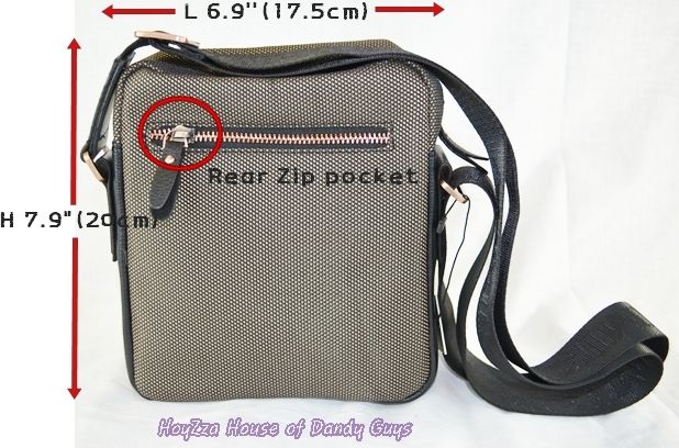 Mens Small Organizer Utility Pouch passport Bag 2Colors  