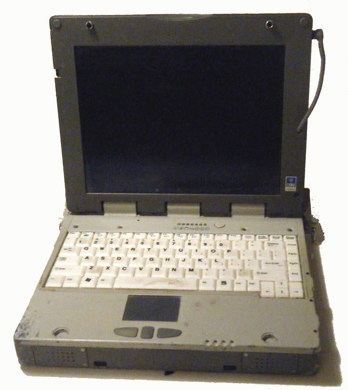 Itronix GoBook II IX260 P4 Laptop for Parts or Rebuild  