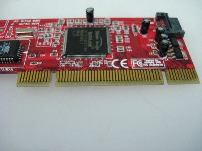 Silicon Image Sil3112ACT144 SataLink SATA PCI Controller Card  