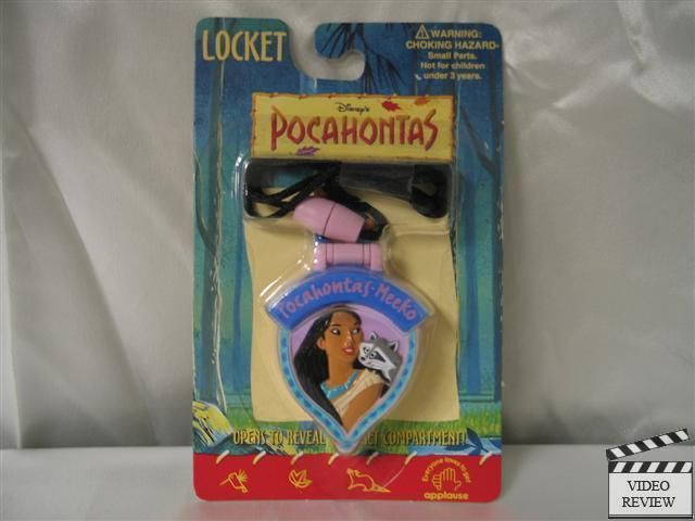 Pocahontas Locket, Disney; Applause NEW Plastic Jewelry  