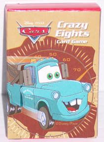 DISNEY PIXAR CARS CRAZY EIGHTS MINI PLAYING CARD GAME  