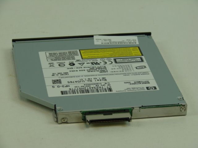 Hp DVD/CD Rom Drive UJDA765 398149 130 NC6200 NC6100 Thin Portable 