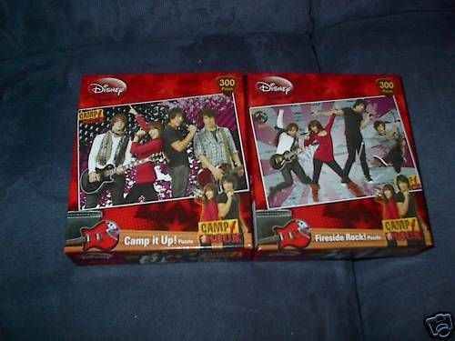 DISNEYCAMP ROCK PUZZLES 2 NEW 300 PIECES  