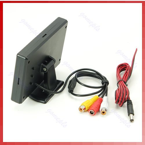 TFT LCD Car Reverse Rearview Color Monitor DVD VCR  