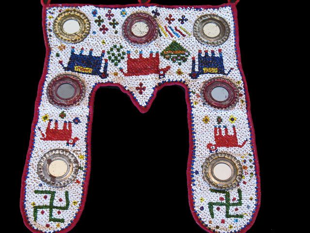 BANJARA KUTCHI WINDOW TOPPER TORAN VALENCE WALL HANGING  