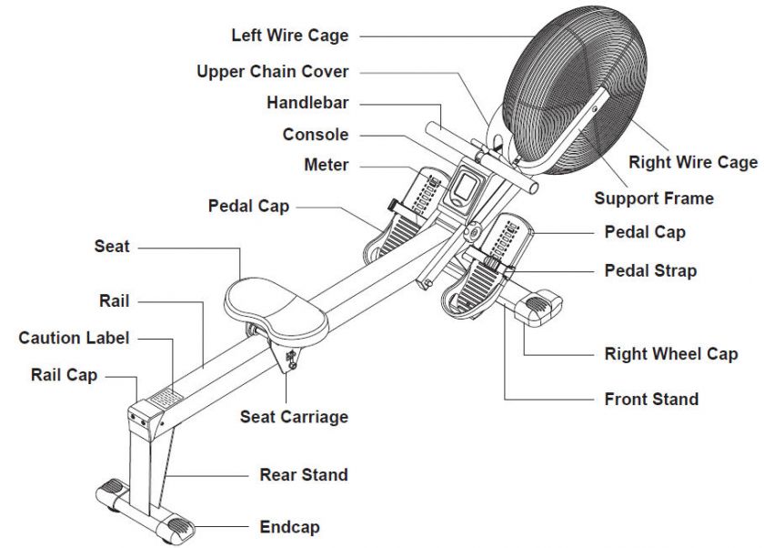 Stamina ATS Air Rowing Machine Super sturdy Rower 35 1405 NEW MODEL 