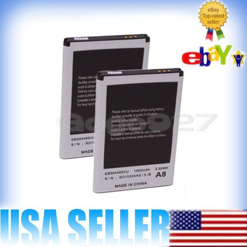 2x NEW 1500MAH BATTERY For Samsung Intercept M910 SPH M910  