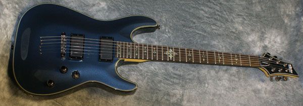 Schecter Damien Elite 6 Dark Metallic Blue  