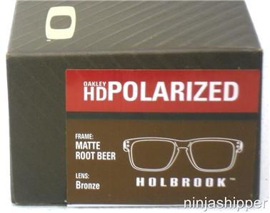 Oakley Holbrook Frame Matte Rootbeer Lens Bronze HD Polarized OO9102 