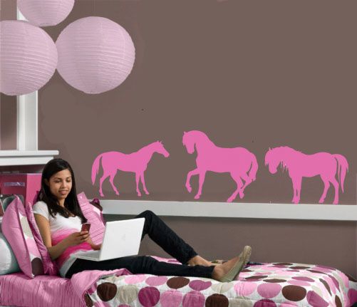 Large Horse childs Vinyl Wall Mural Art Sticker/Decal  