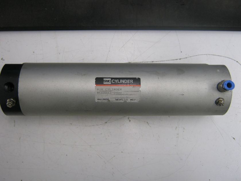 SMC NCGBA63 0800 PNEUMATIC CYLINDER 8 STROKE 2 1/2 BORE 145 PSI MAX 