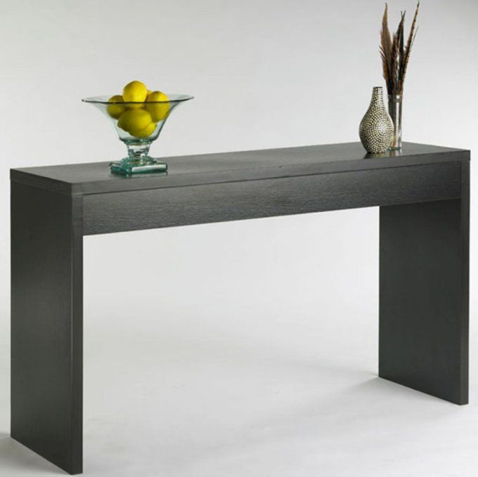 Northfield Modern Espresso Wood Console Hall Sofa Table  