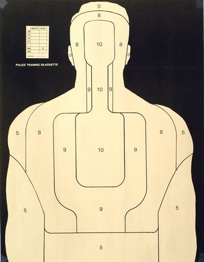 BT 5W San Diego Law Enforcement Training Target