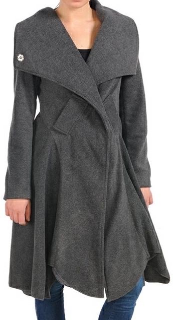 Gray Skirted/Trench Jacket/Peacoat/Coat S/M/L  